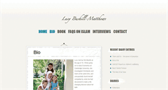 Desktop Screenshot of lucybushillmatthews.com
